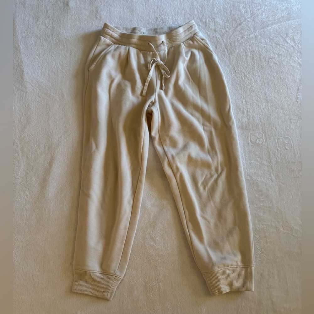 white joggers